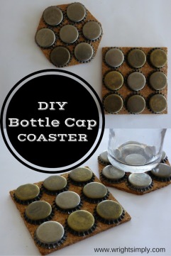 DIY Beer Cap Coasters